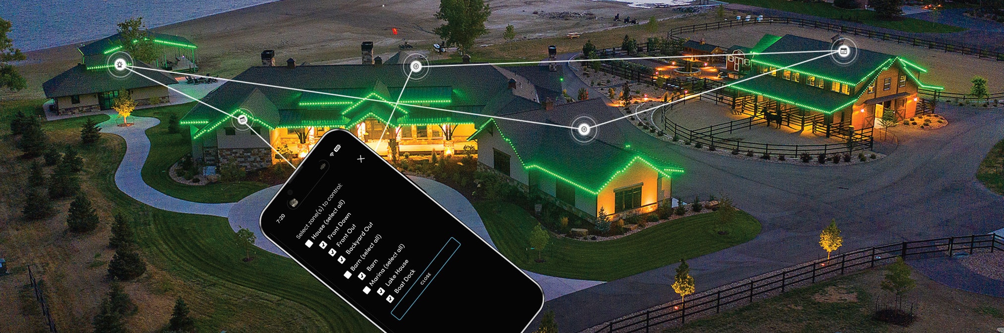 permanent holiday lights